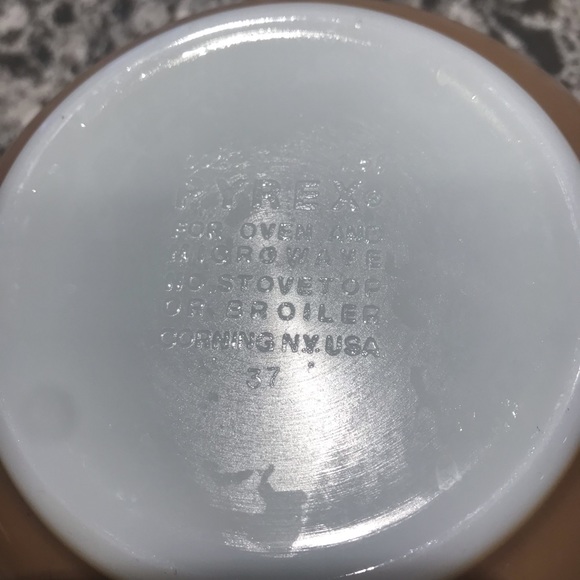 Pyrex Woodland mixing bowls nesting bowls dark brown 401 403 - Picture 12 of 13